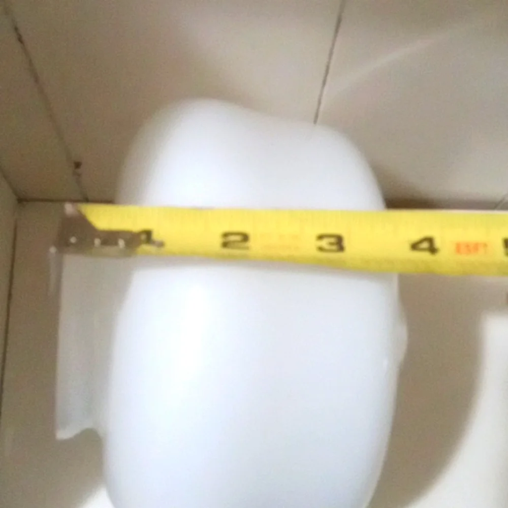 White Glass school house Ceiling Light Shade from the 90's